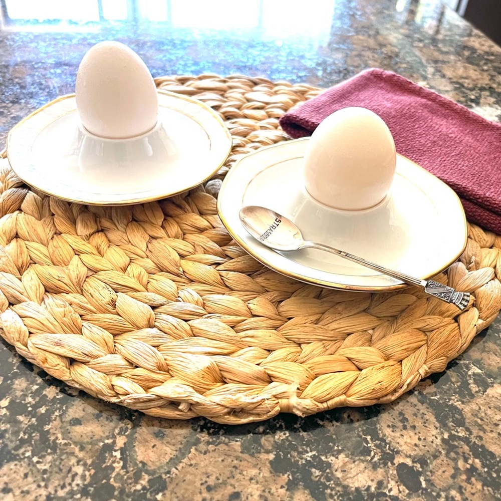 Vintage Winterling Roslou Bavaria Egg Cups Set of 2